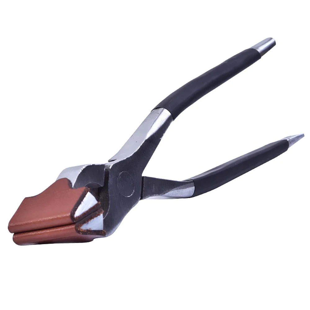 Professional Leather Flat Pliers DIY Handmade Shoes Bags Edge Folding Pliers Leathercraft Tools Jaw Width 35MM