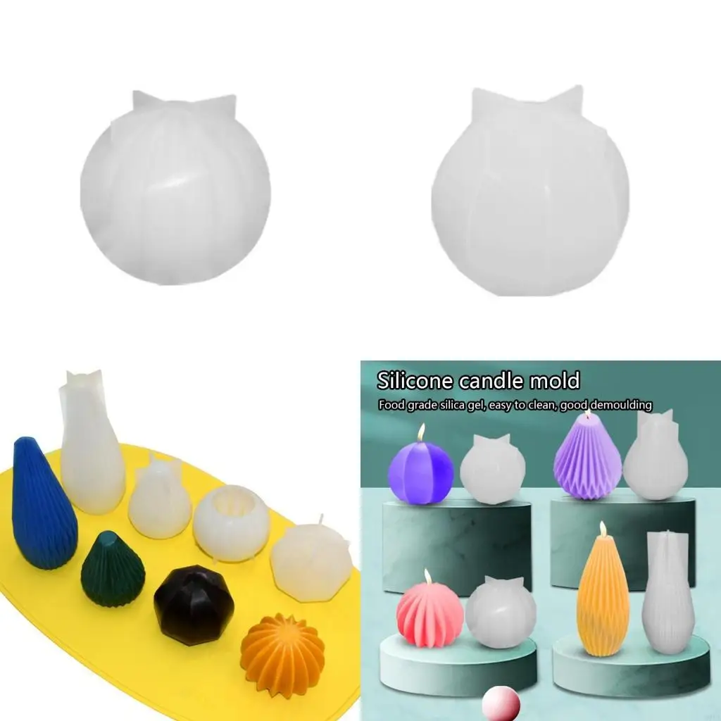 

97BA Epoxy Resin Mold Chocolate Cake Plaster Silicone Mould