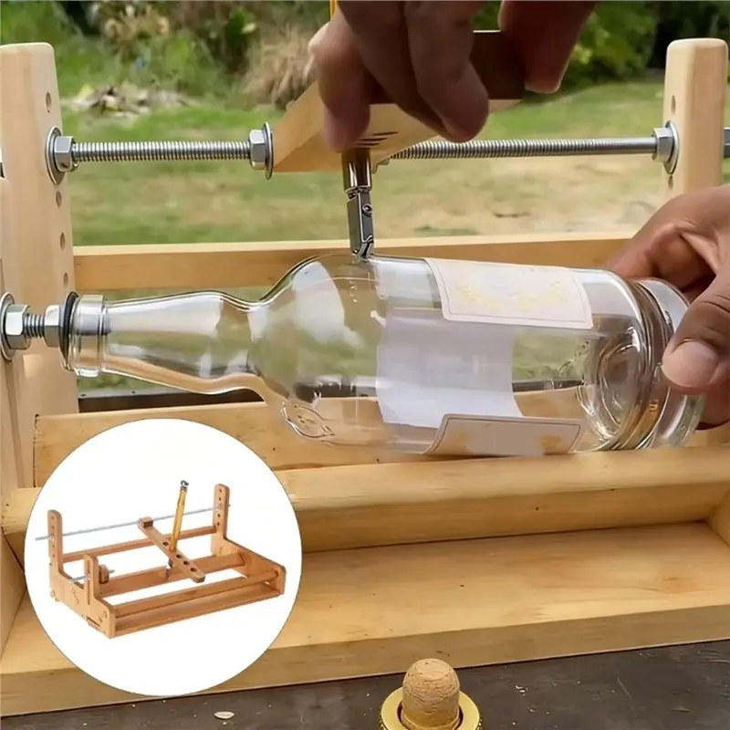 DTA4-Glass Bottle Cutter Kit DIY-Adjustable Tool For Glass For Recycling& Crafting Glassware