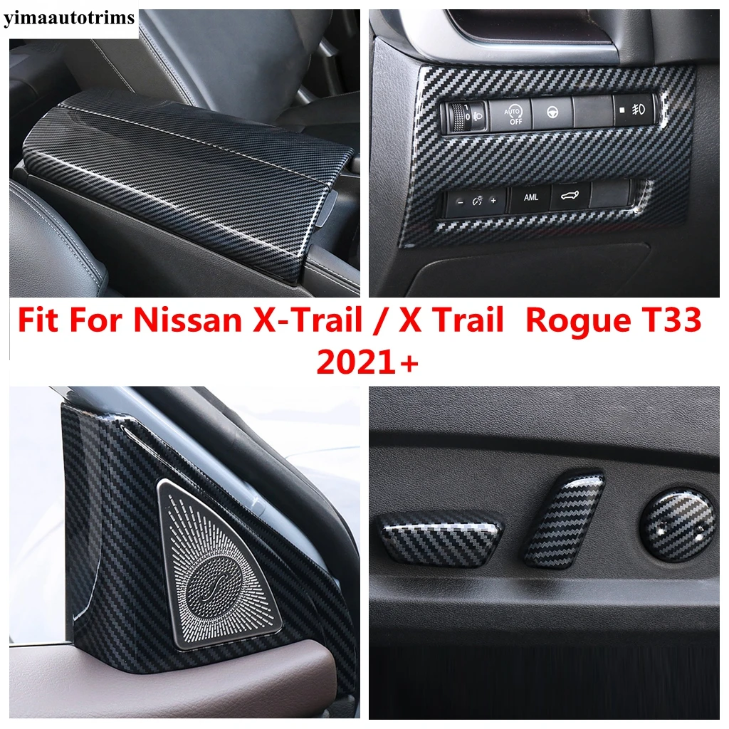 

Pillar A Speaker / Head Light / Seat Adjust Button / Armrest Box Panel Cover For Nissan X-Trail / X Trail Rogue T33 2021 - 2024