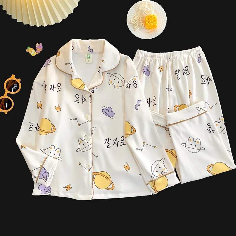 2025 سانريو كورومي الفتيات المخملية الدافئة بيجامة مجموعة الخريف/الشتاء جديد سميكة ملابس المنزل الكرتون لطيف هدية عيد ميلاد