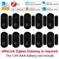 eWeLink Zigbee Door Sensor Smart Home Burglar Window Open Closed Detector Work with Zigbee 3.0 Gateway Alexa Google Alice Yandex