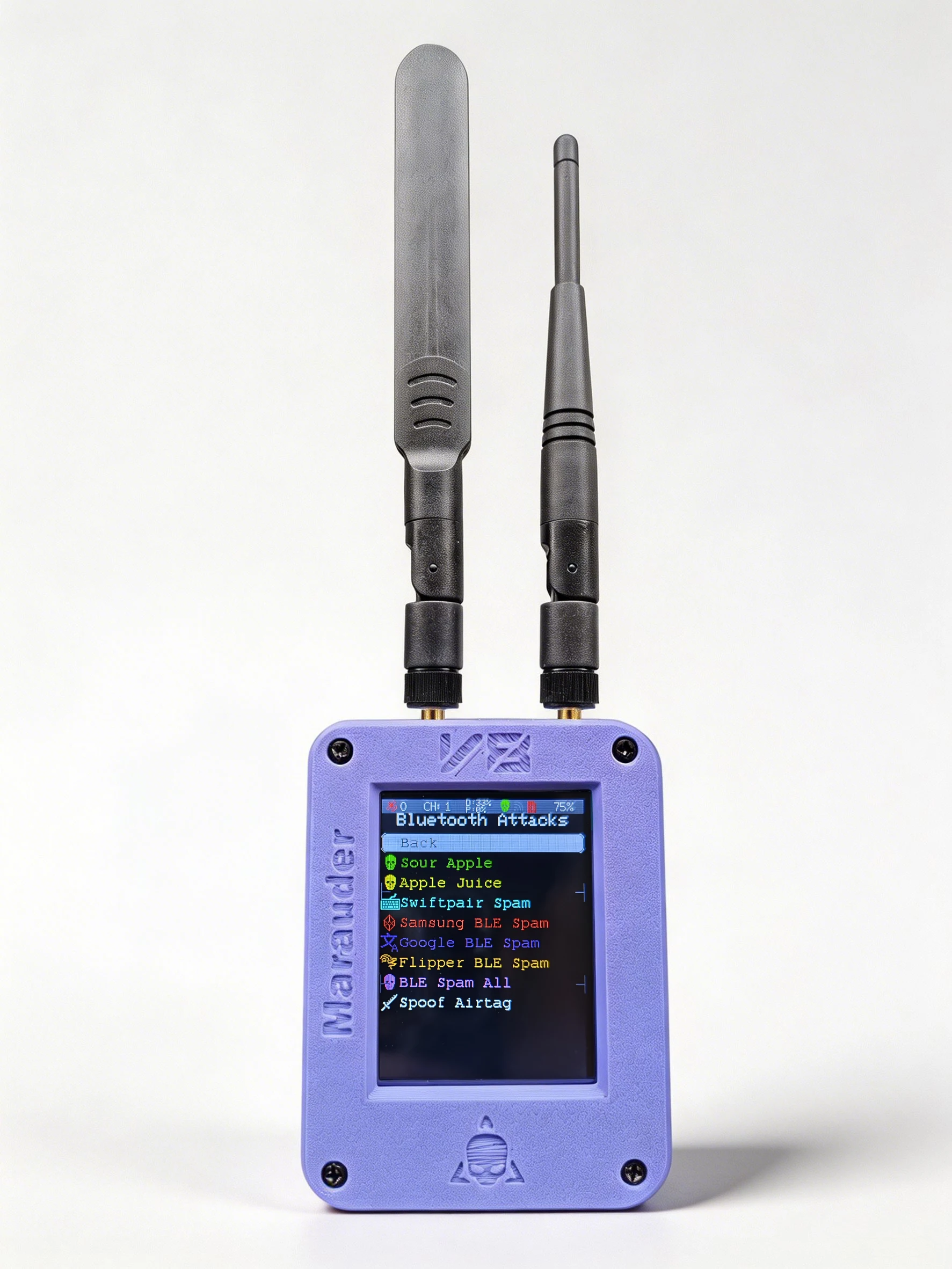 

ESP32 Marauder V8 Device ESP32-C5 2.8 Inch Touch Display Dual Band WiFi Bluetooth GPS Support 2.4G & 5G Signal Wireless Tool