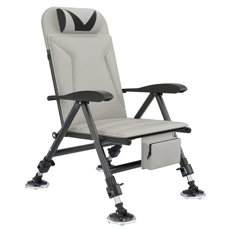 European All-Terrain Multi-Functional Reclining Foldable Fishing Chair Comfortable and Durable for Wholesale