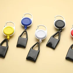 Silicone Sticker Lighter Leash Safe Stash Clip Retractable Keychain Holder Cover Smoking Accessories Smoke Accesoires