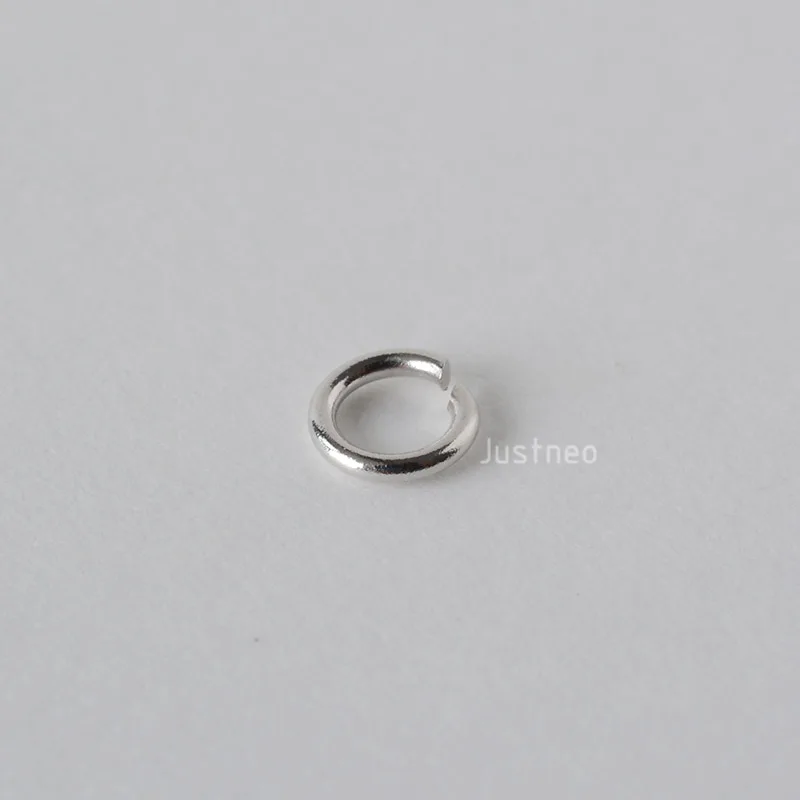 Solid 18k Karat Yellow Gold Open Jump Ring  Au750 18ct  Circle Split for Necklace Jewelry Findings and Components