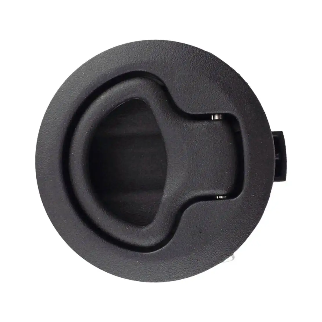 

2-дюймовая неблокирующаяся защелка заподлицо, универсальная пластиковая черная защелка для двери люка морской палубы на колесах