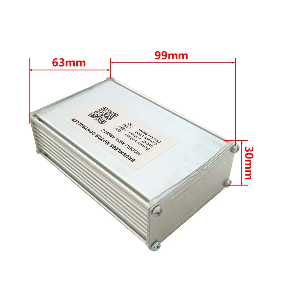 

Nulkomma E-bike Brushless Motor Controller X035-AB007C 48V 18A for 5S Protocol Electric Scooters MTB Fat Bikes Accessories