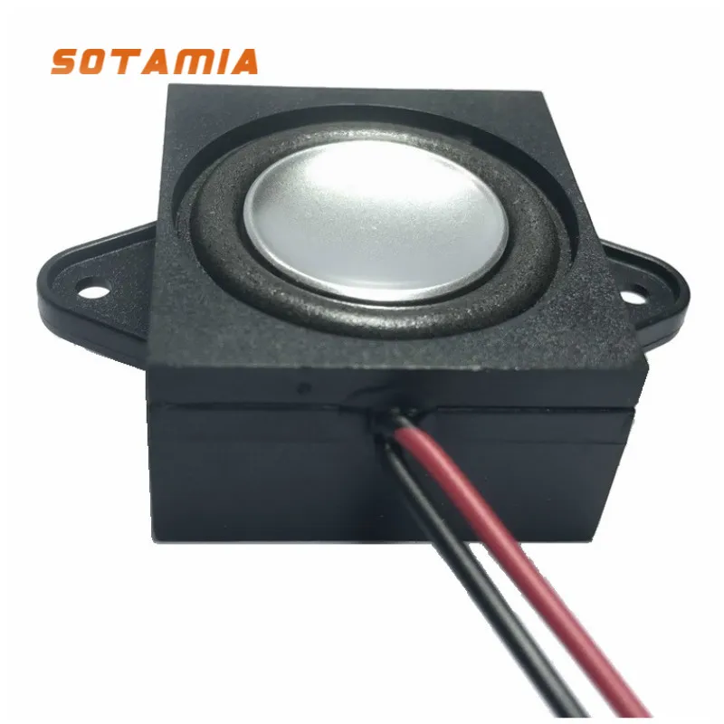 SOTAMIA 2Pcs Mini Sound Speaker Altavoz 4 8 Ohm 3W Full Range Speaker DIY Multimedia TV Box Pc Loudspeaker Computer Home Theater