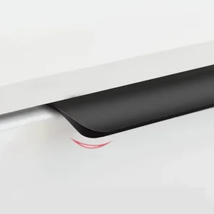 Ouro Preto Hidden Hands Long Kitchen Cabinet pulls drawer drawers aluminum alloy furniture handles Main Main Sales Handleer Holder - №7