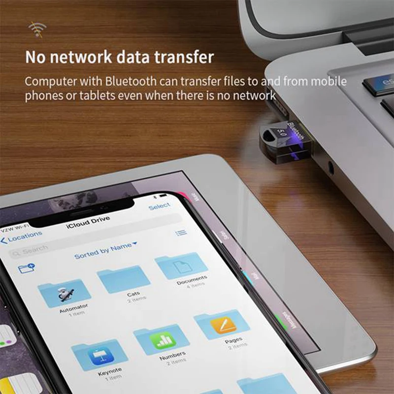 블루투스 어댑터 키 블루투스 동글 무선 수신기, 블루투스 어댑터 키, PC 헤드폰용 USB 5.0, 1 개