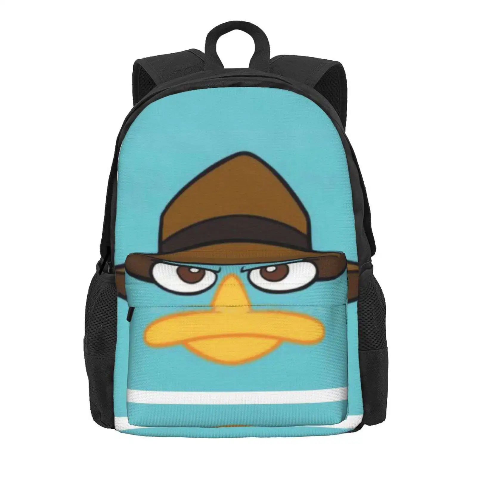 Perry The | School Storage Bag Student's Backpack Perry The Agent P Cartoon Funny Cute Doofenshmirtz Channel Pnf