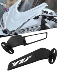 Motorcycle Mirrors Stealth Winglets Mirror Caps  For YAMAHA YZF R125 YZFR125 MT-125 MT 125 MT-125 R6 Accessories