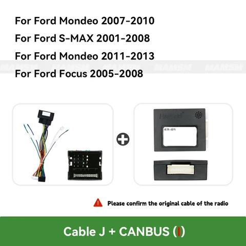 MAMSM для FORD KUGA/Edge/F250/Ford/Ecosport/focus автомобильный радиокабель адаптер Canbus Android жгут проводов разъем декодер