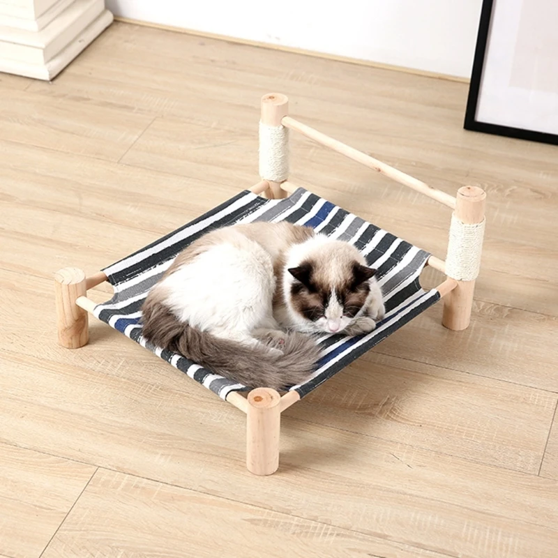 Elevated Bed Replacement Fabric Breathable Print Pet Summer Bed Cushion Mat Dropship