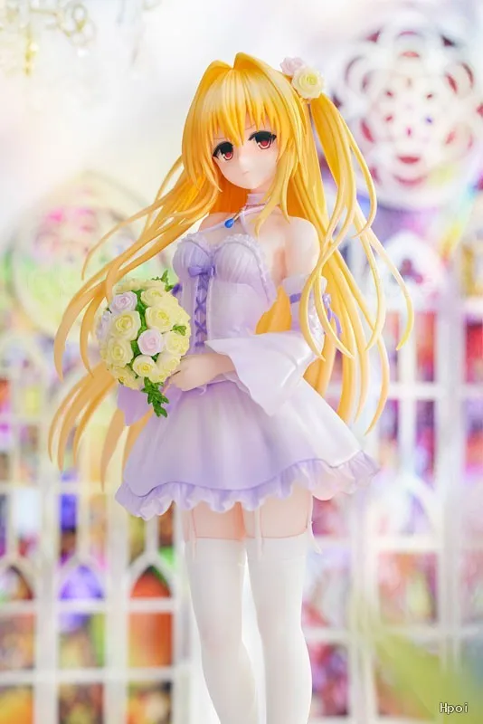 【Originale】KADOKAWA CAworks To Love-Ru Darkness Golden Darkness Abito da sposa Figure in scala 1/7 Modelli da collezione Giocattoli anime