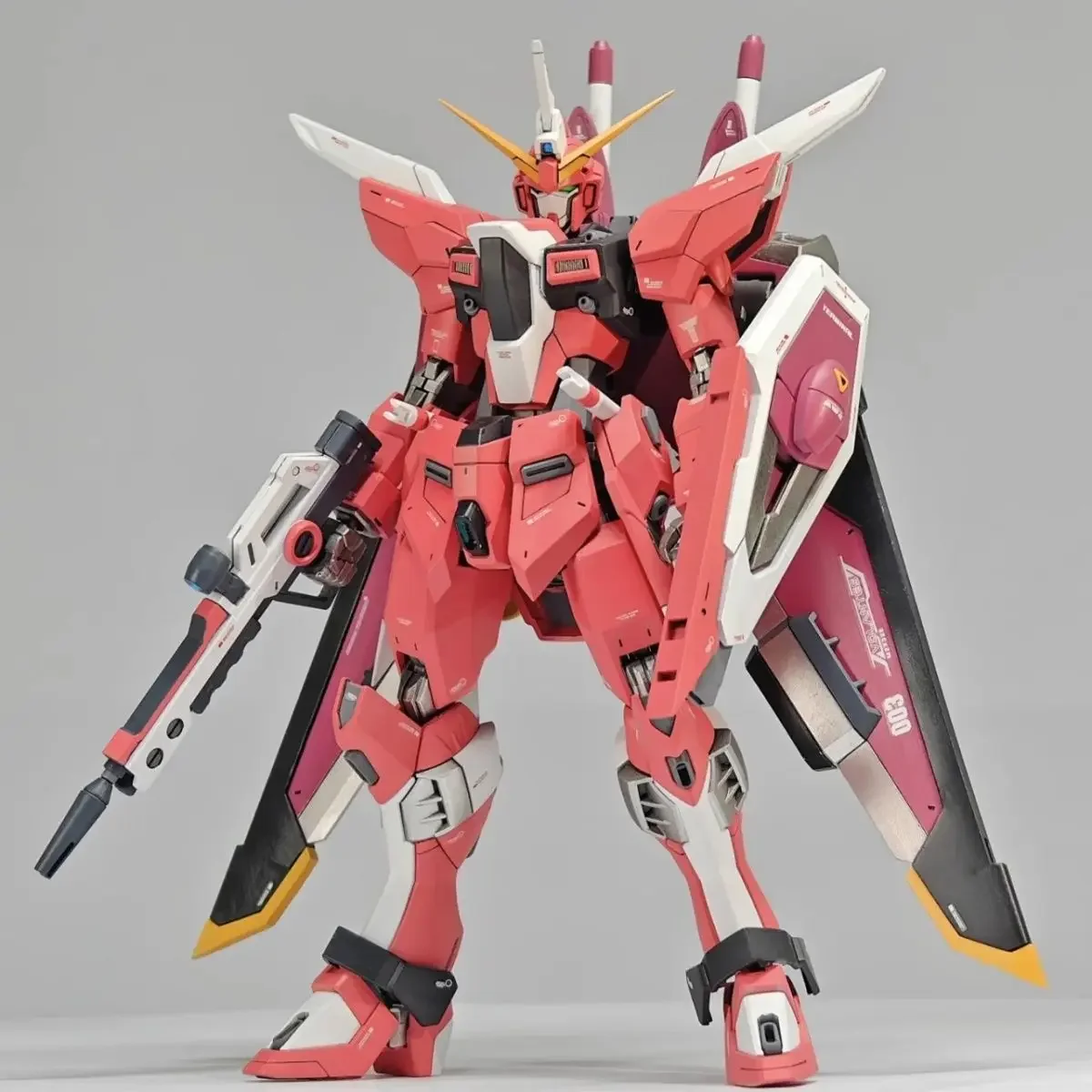 

1/144 Scale HG ZGMF X191M2 Infinite Justice Mark II Mech Assembly Model Kit Action Figures for Kids Toy Desktop Decoration Gift