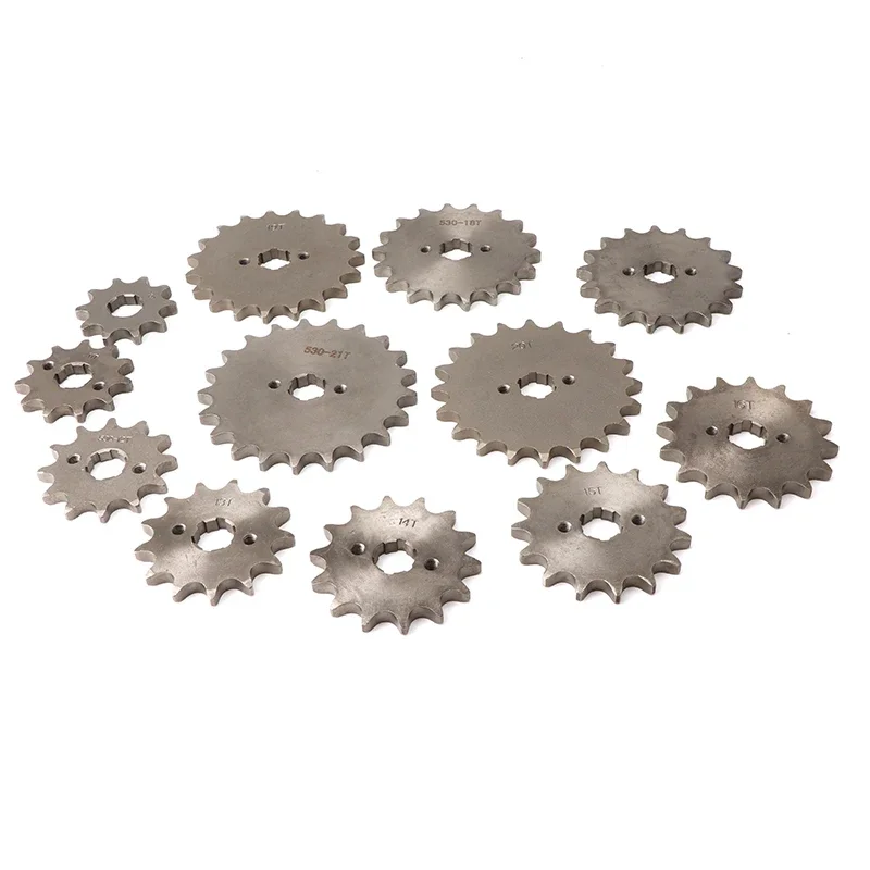 530 10 11 12 13 14 15 16 17 18 19 20 21T 20mm Tooth Front Engine Drive Sprocket for Motorbike Dirt Bike ATV Quad Buggy