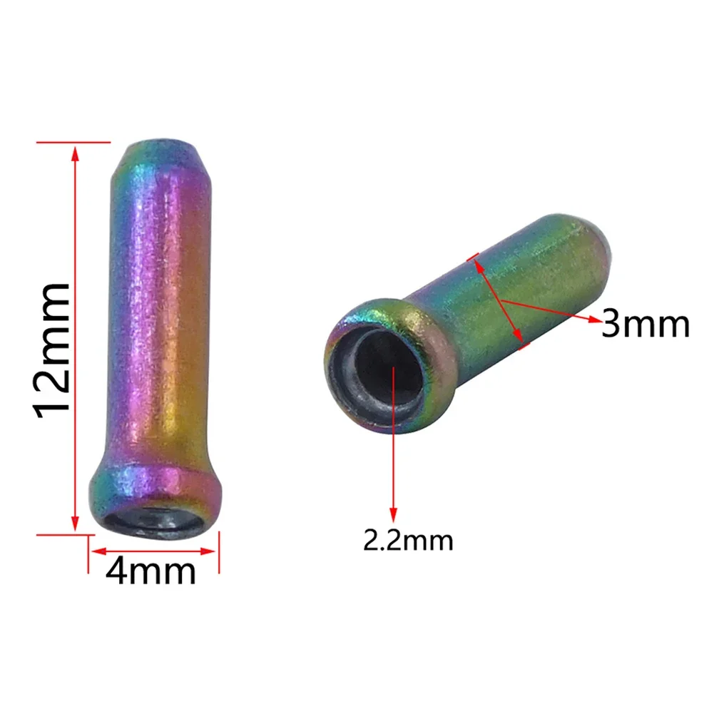 

20/30pcs Cable Cap Cable End Aluminum Alloy Bicycle Line Pipe Brake Variable Speed Colorful Line Tail Cap Line Core Cap
