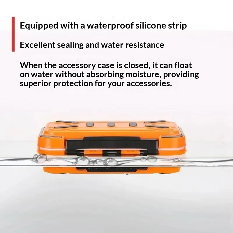 Generic Waterproof Fishing Tackle Box Large Transparent Anti Fall Sealed Adjustable Dividers Storage Case For Lure Fishing