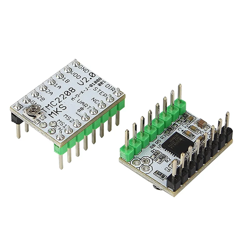 

A33Z-MKS TMC2208 V2.0 Драйвер шагового двигателя Сверхтихий/низкий нагрев для платы контроллера MKS Sgen L V1.0/Gen L V2.0 (5 шт.)
