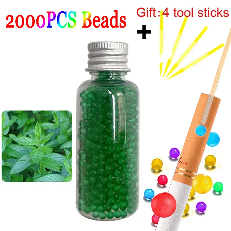 2000PCS DIY Mix Fruit Black Ice flavour Cigarette Explosion Pops Beads Mixed Menthol Brush Ball For Smoking Holder Accessories