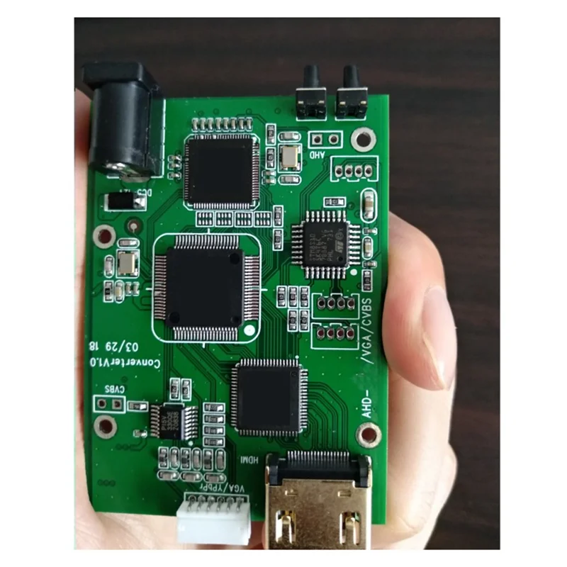 AHD41 4-In-1 HD Video Signal Convertor Board AHD TVI CVI CVBS Signal to HDMI-Compatible VGA CVBS Signal Convertor Board