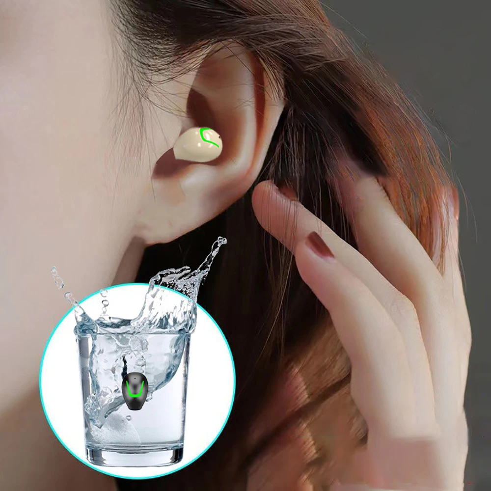 KEBIDUMEI In-ear Bluetooth 5.3 Earphone Mini Invisible Headset TWS Wireless Headphone HiFi Stereo Noise Reduction Earbud