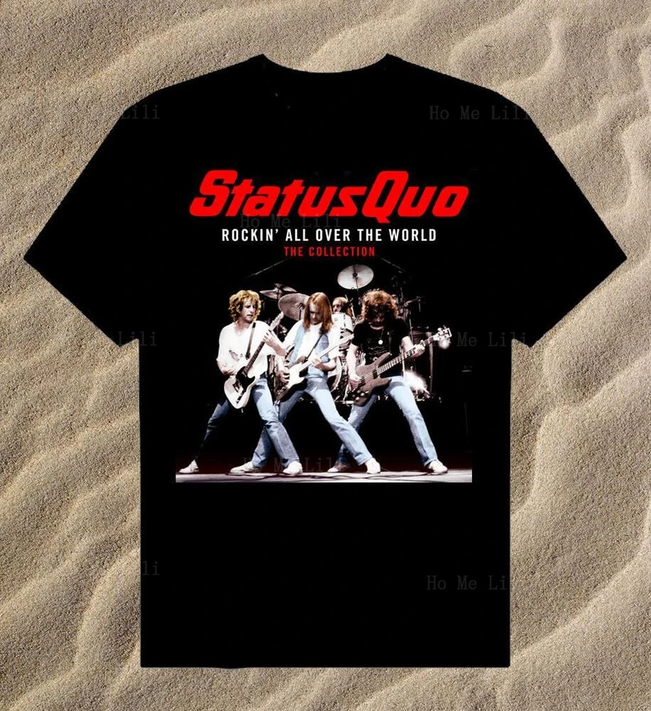 Graphic T Shirts Status Quo Band 2023 Cotton For Men Women All Size S-6xl Clothing