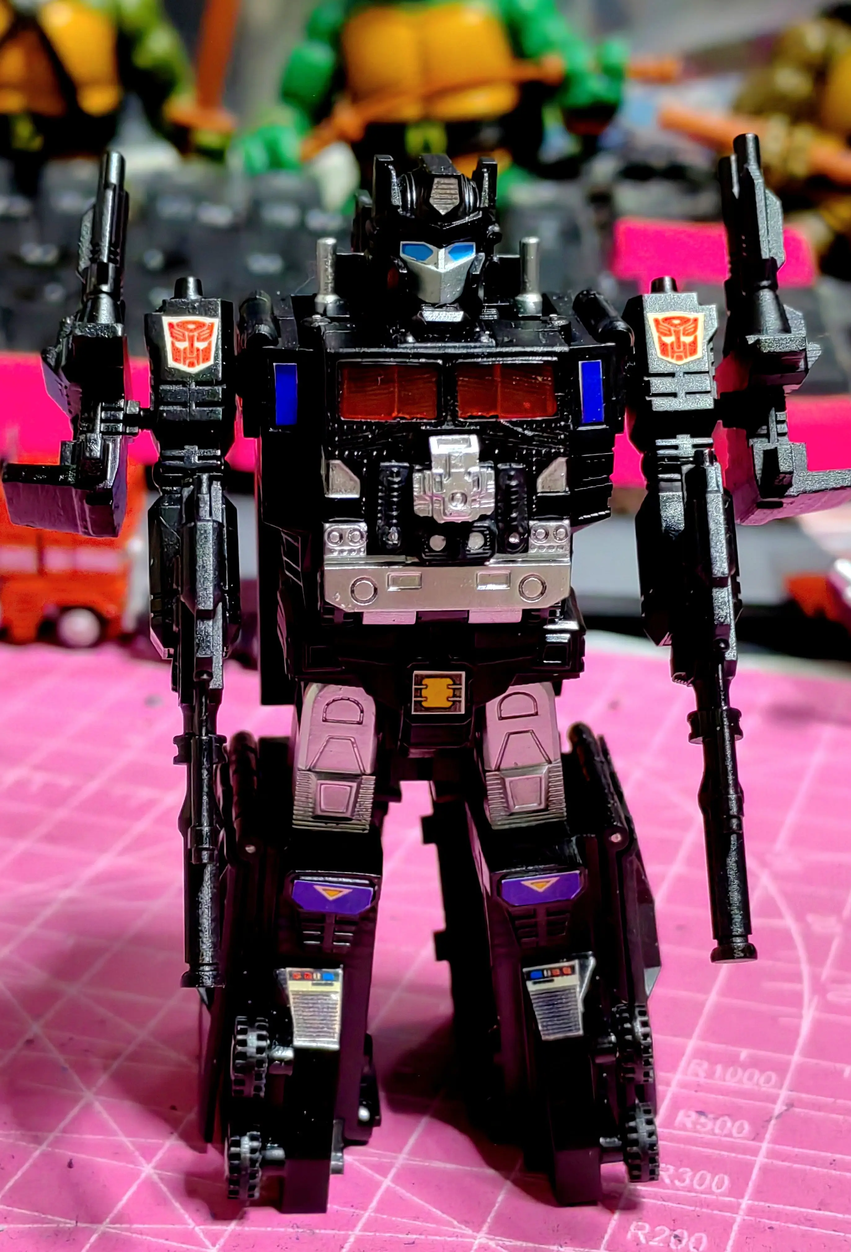 

Transformable Autobot G1 Animated Miniature Model Nemesis Prime Collectible Model Toy （height 6.5cm）