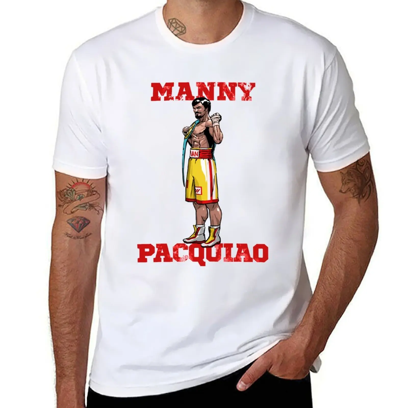 

Manny Pacquiao! T-Shirt mens graphic t shirts t shirt men 100% cotton luxury brand T-Shirt