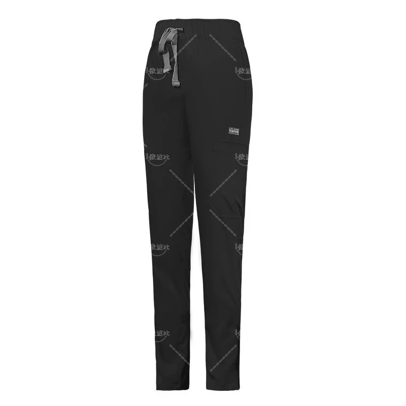 Effen Rechte Chirurgische Broek Arts Verpleegkundige Elastische Trekkoord Werkbroek Huisdier Tandheelkundig Werk Uniforme Bodems Medische Accessoires