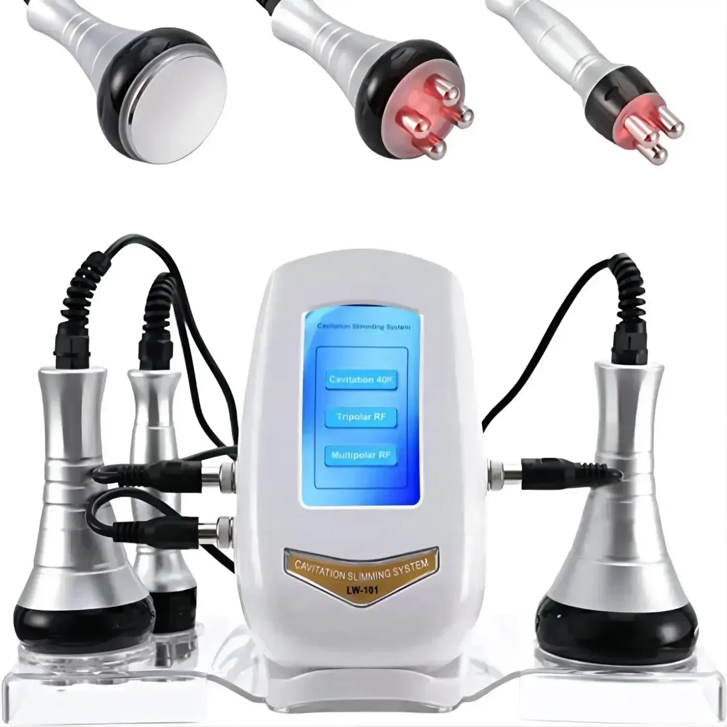 3 in 1 Ultrasonic 40K Cavitation Machine 5MHz Radio Frequency Face Skin Lift Body Fat Burner Slimming Weight Lose