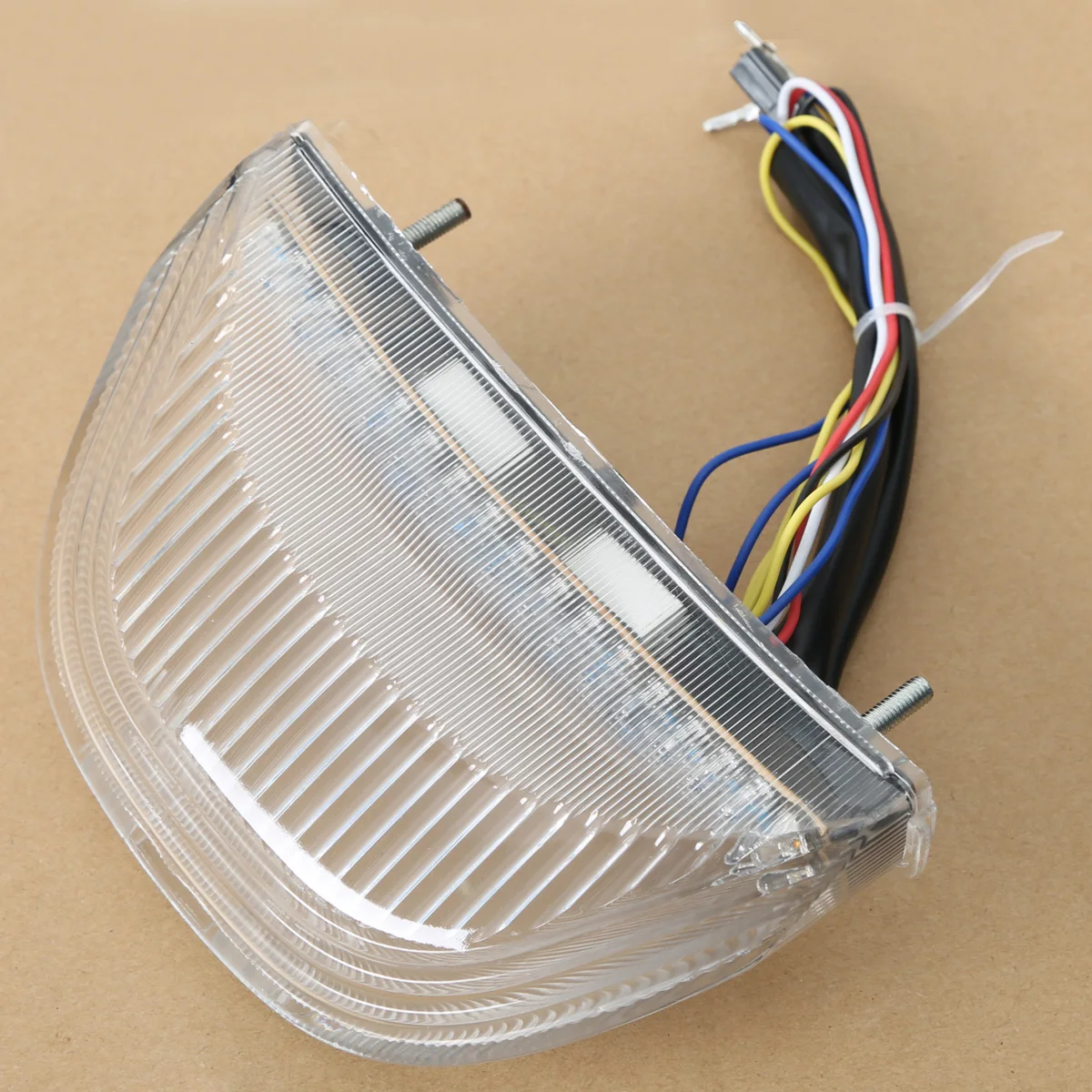 Luz traseira da cauda freio sinal de volta integrado led lanterna traseira para honda cbr1000rr 04-07 05 06 cbr 1000rr 2004 2005 2006 2007 claro