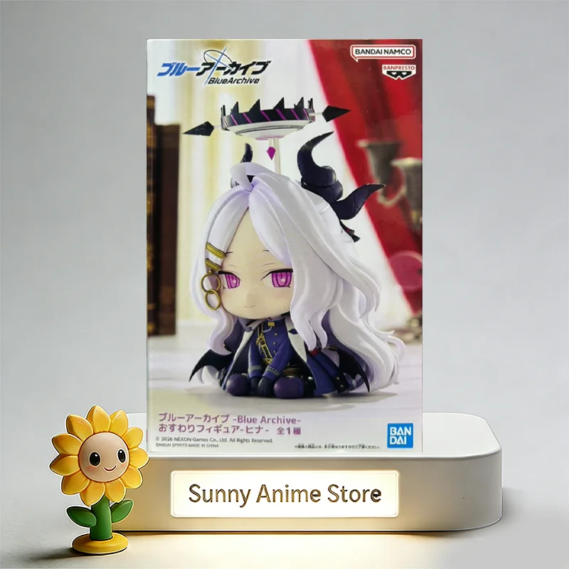 Originele Bandai Namco Banpresto Blue Archive Sorasaki Hina, zittende versie. Anime Figuur Speelgoed Cartoon Pop Collectiemodel Merchandise