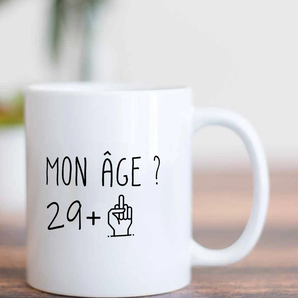 30 40 50 Years Funny Birthday Gift Mug Thirty Forty Fifty Years Old Men Women Humor Original Gift Dropshipping Ceramic Cups Cup