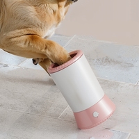 New Listing Wholesale Waterproof Electric Rechargeable Automatic Portable Soft Silicone 2 in 1 Dog Cat Pet Paw Washer Cup