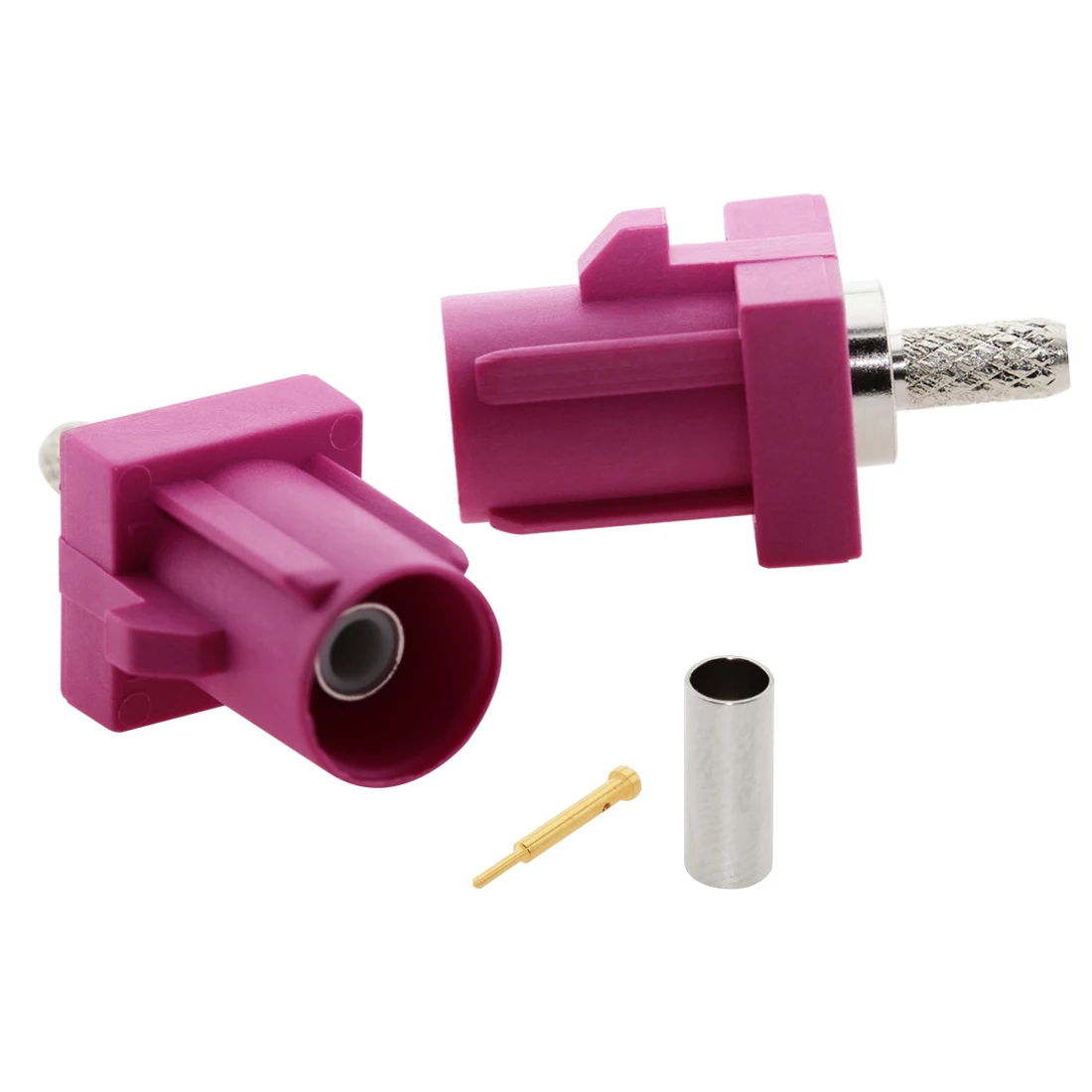 10 teile/los wasserdichte fakra z Buchse Buchse 50Ohm 50-100 Draht Stecker für rg174 rg316 lmr100 Kabel hochwertige rf Koax Stecker  13