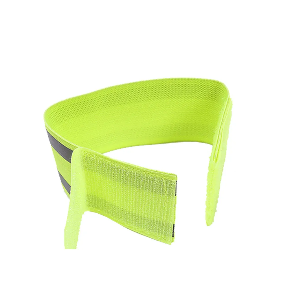 

2Pcs Reflective Armband High Visibility Wristbands for Running Cycling Safety Outdoor Sports Fluorescent Bracelets