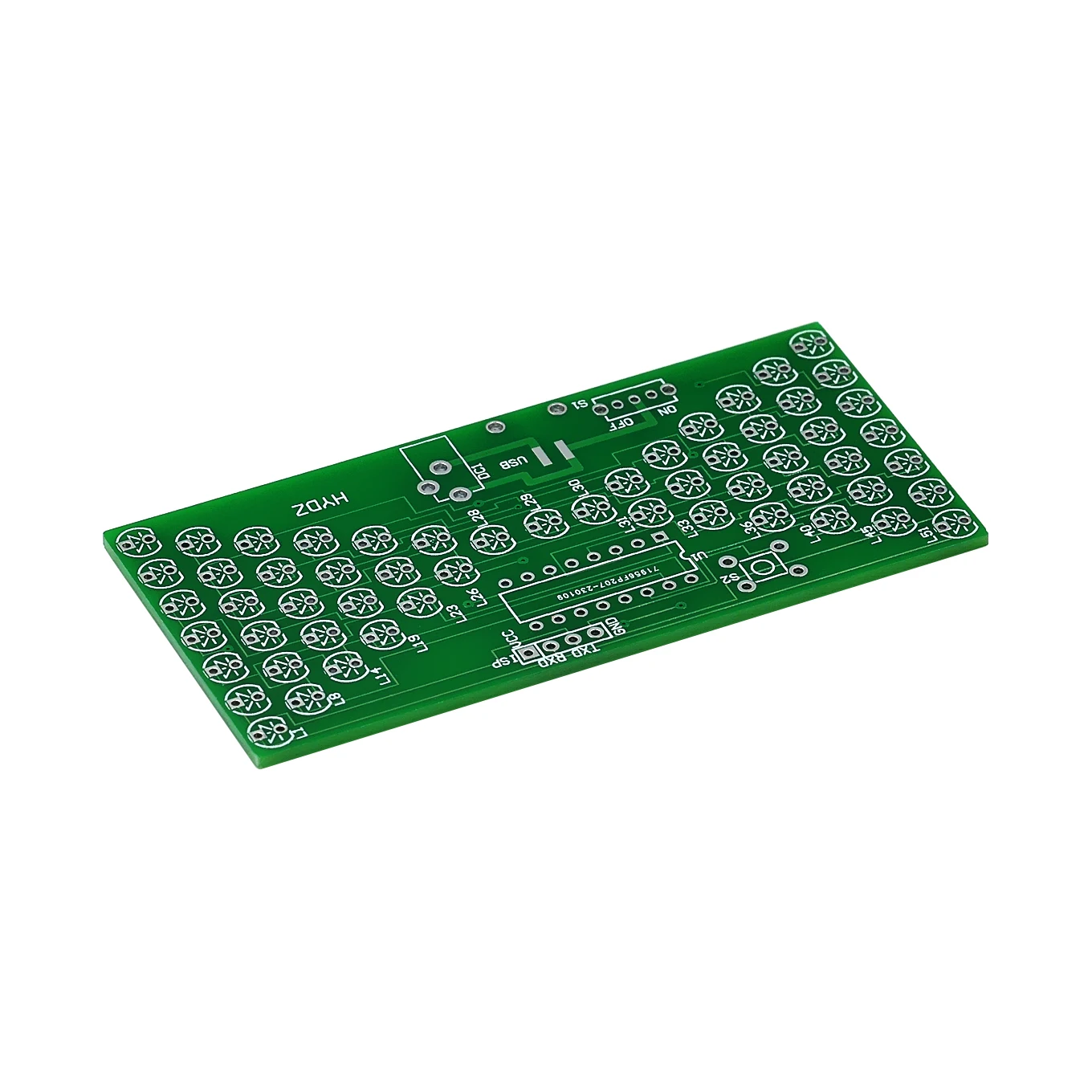 5V Electronic Hourglass DIY Kit Funny Electric Production Kits Precise With LED Lamps Double Layer PCB Board 84*40mm