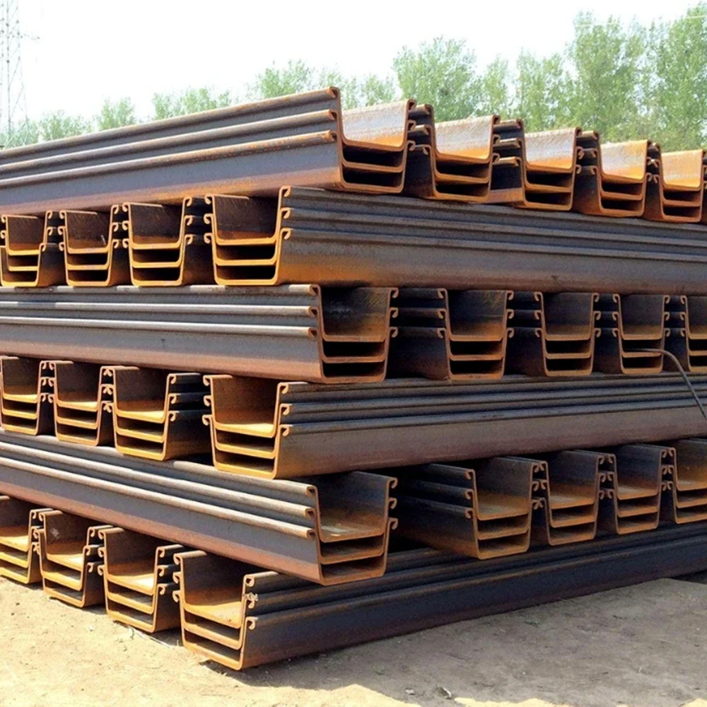 

#for SY390 SY295 Great quality hot rolled steel sheet pile u-type grade steel sheet pile