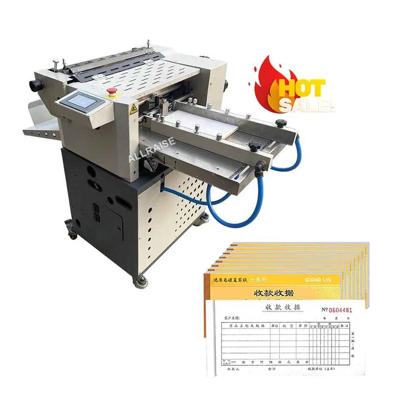 Automatic Paper Sheet Creasing Scoring and Perforation Machine Receipt Invoices Printer Perforating and Serial Numbering Machine