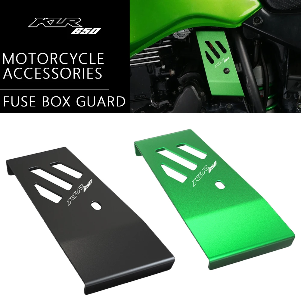 KLR 650 Motorcycle Accessories Fuse Box Guard Protection For Kawasaki KLR650 KLR 650 E KLR650-E 2008 2009 - 2015 2016 2017 2018