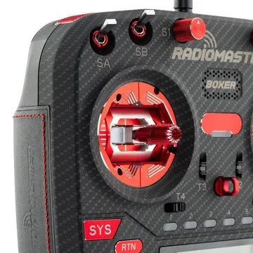 RadioMaster Boxer Max ELRS FPV Radio CNC AG01 Hall Gimbals Carbon Fiber, Battery Not Included