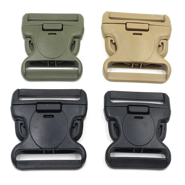 6CM Triple Safety Belt Buckle Tactical Belt Buckle size 3.8CM plastic buckle 5CM