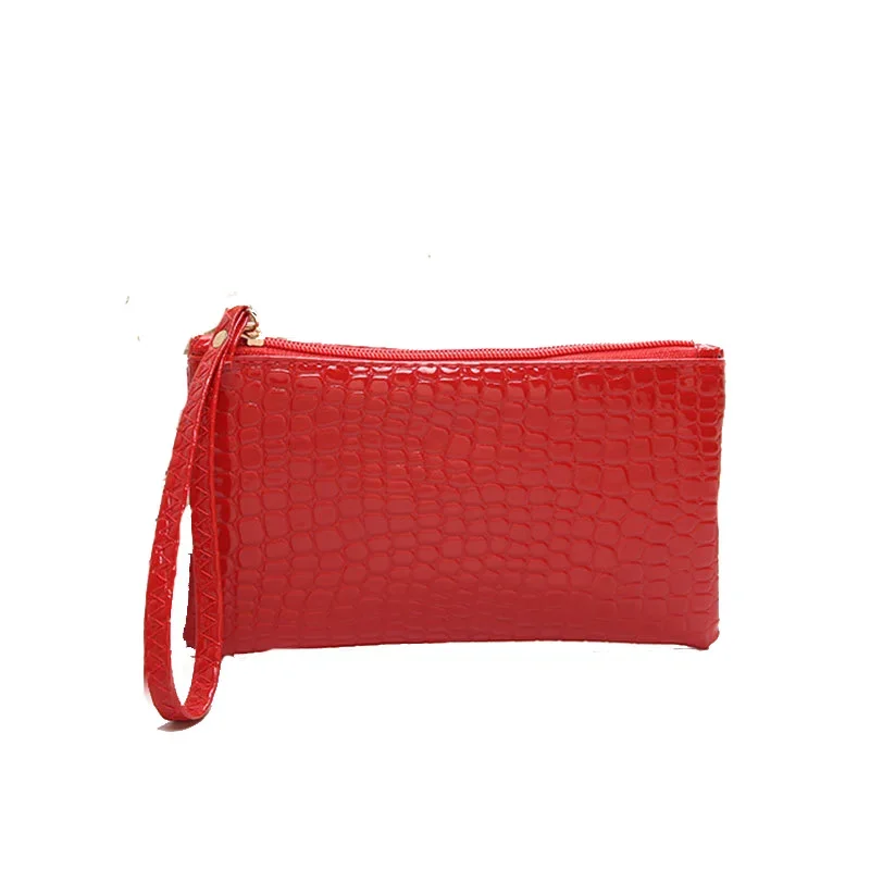 1 Pc Fashion Women Crocodile Print Cosmetic Bag Travel Neceser PU Leather Makeup Bag Lady Make Up Pouch Toiletry Organizer Case