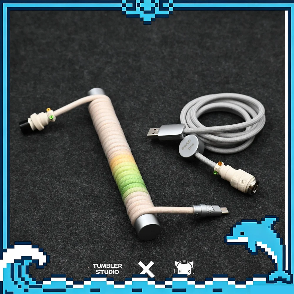 tumbler-studio-x-headphone-fox-cad-no-redraw-r2-collaboration-custom-mechanical-keyboard-aviator-cable-coiled-gaming-cord