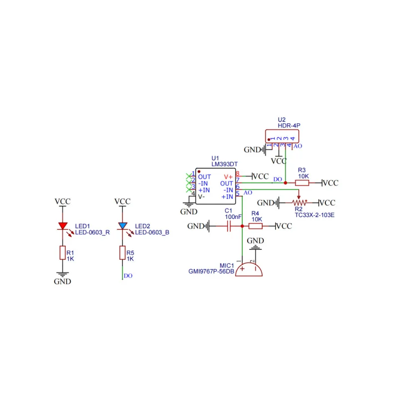 High Sensitivity Sound Sensor Module Voice Control Switch Sound DetectionArduinoKit-S05P