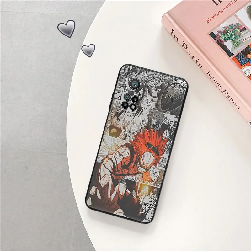 Ultra Thin Hero Academia Bakugou Katsuki Black Phone Case for Redmi Note13 4G 12s 12c 13c Xiaomi 13 12 Lite 12x 12t Pro Cover