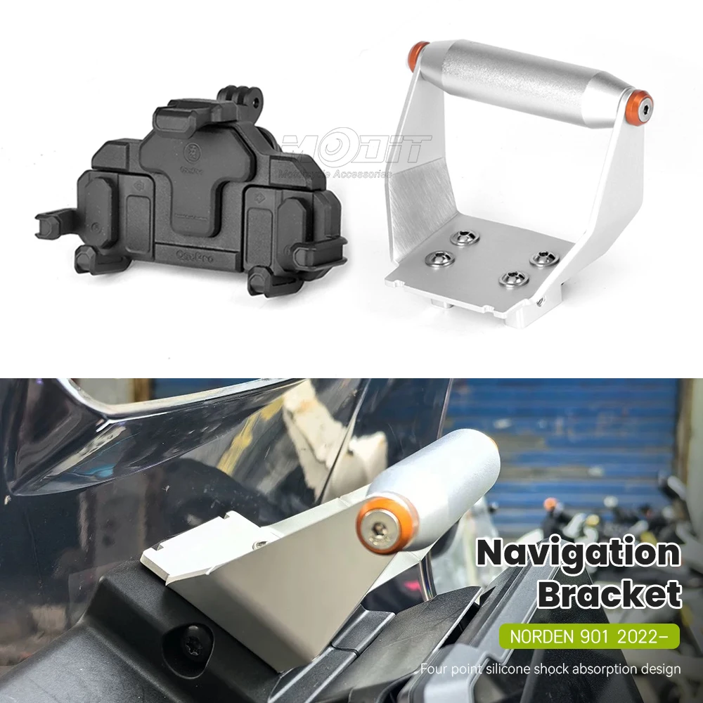 For Husqvarna Norden 901 Norden901 2022 2023 Motorcycle Accessories SMART Phone GPS Navigation Plate Bracket Handlebar Holder